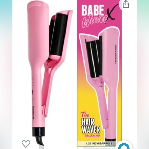 Trademark Beauty Other - Babe waves the hair waver by trademark beauty 1.25 inch barrels in thecolor pink